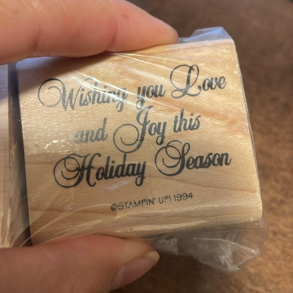 Christmas Rubber Stamps, Christmas Stamps, Christmas Card Making, 1990s Vintage - Picture 4 of 4